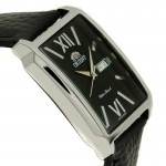 Orient for men steel silver plate black code OR0004