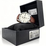 Orient for men steel silver plate white code OR0009