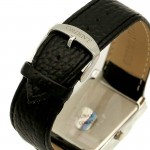Orient for men leather black plate black code OR0012