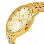 Orient for men steel gold plate white code OR0014