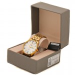 Orient for men steel gold plate white code OR0014