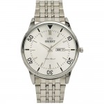 Orient for men steel silver plate white code OR0021