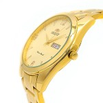 Orient for men steel gold plate gold code OR0028