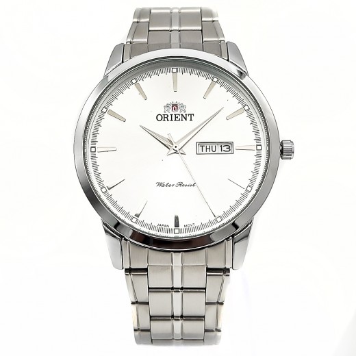 Orient for men steel silver plate silver code OR0062