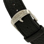 Orient for men steel Silver plate black code OR0066