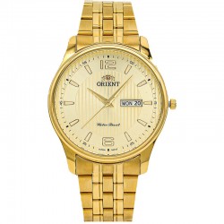 Orient for men steel gold plate gold code OR0071