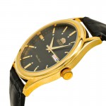 Orient for men steel gold plate black code OR0073