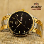 Orient for men steel gold plate gold code OR0085