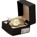 Orient for men steel Gold * Silver plated code OR0019