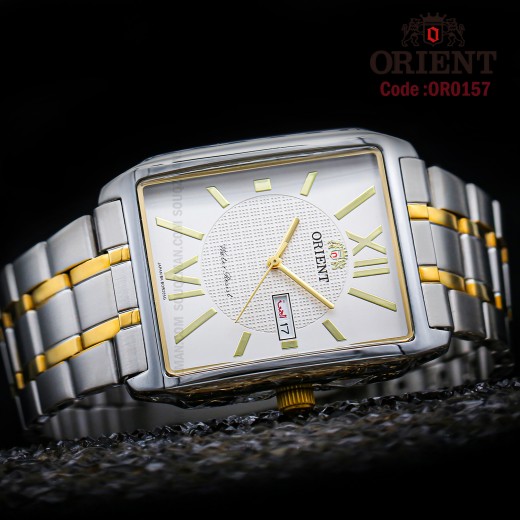 Orient for men steel Silver code or0157